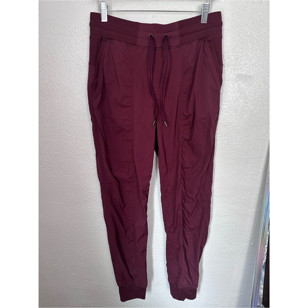 CRZ YOGA Women’s Medium 8 / 10 Maroon Burgundy Joggers Dance Studio Pants Active